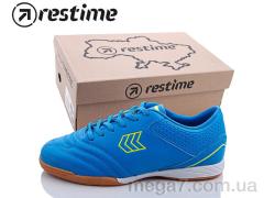 Футбольная обувь, Restime оптом Restime DWB19703 skyblue-lime