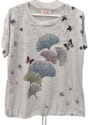 Футболки женские БАТАЛ оптом 56718349 8207-108