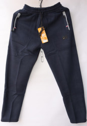 Спортивные штаны мужские на флисе (dark blue) оптом 59672031 A116-16