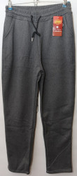 Спортивные штаны женские БАТАЛ на меху оптом 54170832 SY002-38