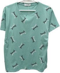 Футболки женские БАТАЛ оптом 83079142 DA3059-131