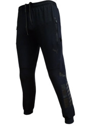Спортивные штаны подростковые (темно-синий) оптом 74092861 02-11