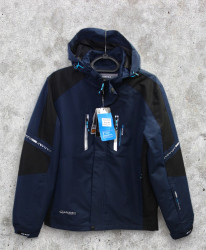Куртки демисезонные мужские AUDSA (темно-синий) оптом 53104879 A23023-7-50
