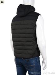 Жилетка, BIG оптом --- 3776-2309-3 black-green