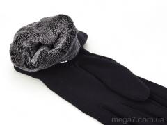 Перчатки, PAIDI оптом 73-3 трикотаж black
