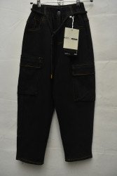 Джинсы юниор на флисе оптом 70384916 14-46