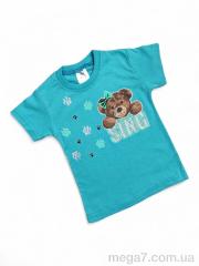 Футболка, Kids-modnik оптом 117-2 бірюзовий