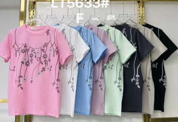 Футболки жіночі Батал оптом NANA 