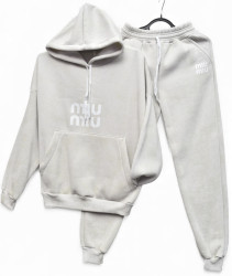 Спортивные костюмы женские на флисе оптом 02145739 0105-21