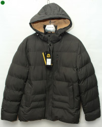 Куртки зимние мужские на меху (хаки)  оптом 43860127 С19-2