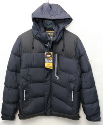 Термо-куртки зимние мужские (темно синий) оптом 28367591 ZK8605-2