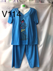 Ночные пижамы женские оптом 05496238 V114-27