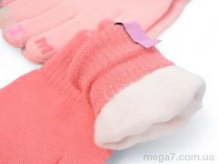 Перчатки, Королева оптом 5131 подвійні mix