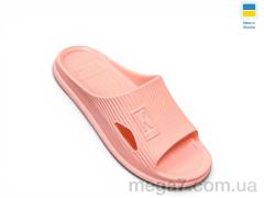 Шлепки, Rai shoes оптом L112 персик
