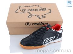 Футбольная обувь, Restime оптом DWB23655 black-white