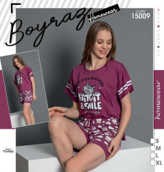 Ночные пижамы  женские BOYRAZ оптом 50648719 15009-9