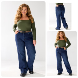Джинсы женские БАТАЛ оптом LADY JEANS 25678193 209-7