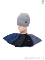 Шапка, Angelica оптом ANGELICA MW023-14 на флісі mix