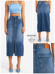 Юбки джинсовые женские CRACPOT оптом 30745962 5057-22