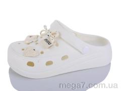Кроксы, Alimama-Girnaive оптом 753-2 білий