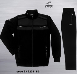 Спортивные костюмы мужские TR (черный) оптом 47360921 TR23-2231-E01-16