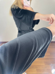 Халати жіночі (чорний) оптом  