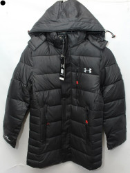 Куртки зимние мужские БАТАЛ (черный) оптом 69842510 2311-33