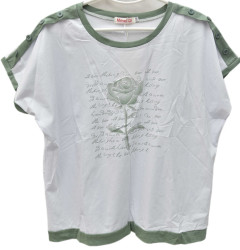 Футболки женские БАТАЛ оптом 43592178 1501-107