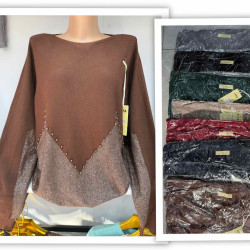 Свитера женские БАТАЛ оптом 60394285 7024-5