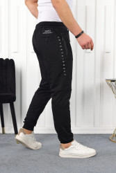 Спортивні костюми чоловічі БАТАЛ (чорний) оптом 2BRO