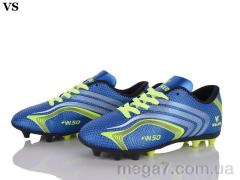 Футбольная обувь, VS оптом Walked crampon blue-green