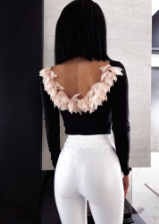 Светри жіночі (чорний) оптом Nicole Soboleva Туреччина