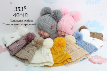 Шапки детские оптом 37016584 3538