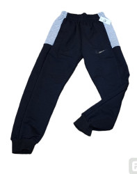Спортивные штаны детские (черный) оптом 58463972 01-2