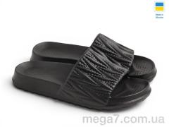 Шлепки, Rai shoes оптом ДС81 чорний