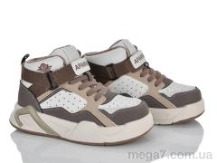 Кроссовки, Clibee-ShoSho оптом ABQ1983P-1 beige-coffee
