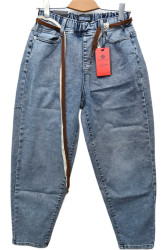 Джинсы женские RELUCKY ПОЛУБАТАЛ оптом 73865041 0526-2-41