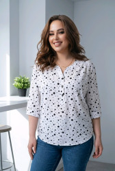 Блузки женские БАТАЛ оптом 60175239 768-79