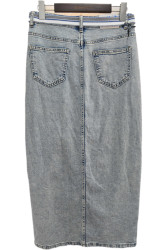 Юбки джинсовые женские ПОЛУБАТАЛ оптом 32481056 8156-108