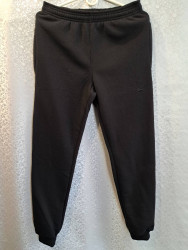 Спортивные штаны мужские на флисе (black) оптом 94836025 4654-2