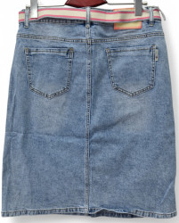 Юбки джинсові жіночі БАТАЛ оптом DRAGON