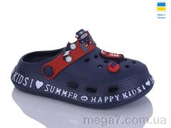 Кроксы, DeMur оптом 6005 синій
