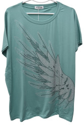 Футболки женские БАТАЛ оптом 16798042 1525-169