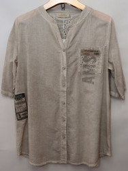 Рубашки женские БАТАЛ оптом 82370596 19708-9-22