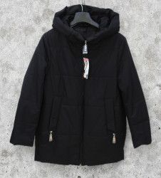 Куртки демисезонные женские FURUI БАТАЛ (черный) оптом 97386504 А101-19