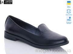 Туфли, ARTO оптом 010 кожа черный