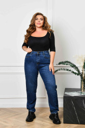 Джинсы женские зимние БАТАЛ оптом LADY JEANS 94362851 079-31