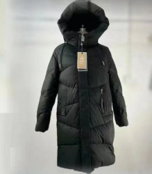Куртки зимние женские ПОЛУБАТАЛ (black) оптом 07894261 6831-3