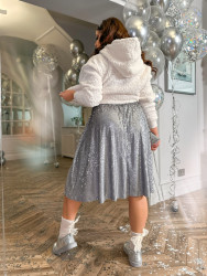 Спідниці жіночі (сірий) оптом
