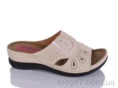 Шлепки, Sali-2 оптом 17-29 бежевий